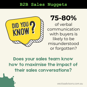 B2B selling communication tips