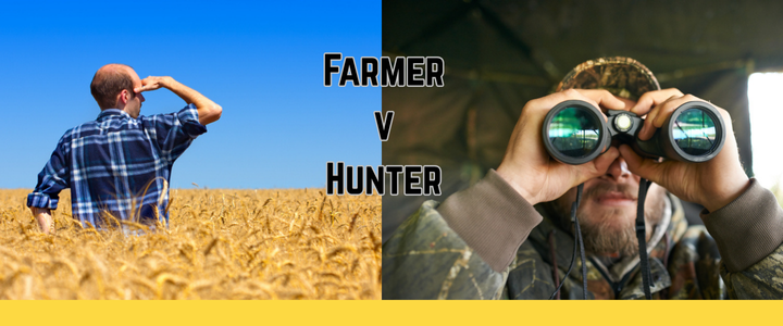 b2b sales training hunter farmer